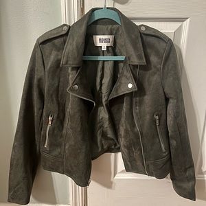 NWT Steve Madden BB Dakota faux suede moto jacket size s
